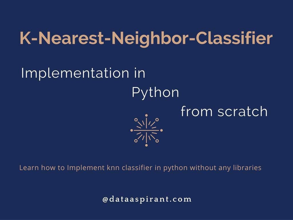 K-nearest-neighbor implementation in python from scratch