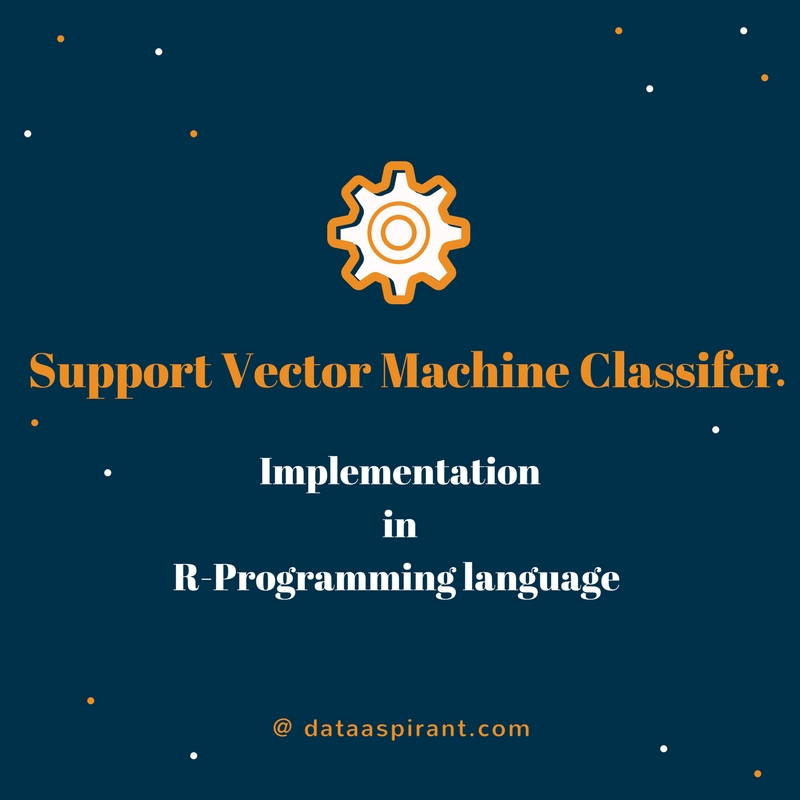 Support Vector Machine Classifier Implementation in R with caret package