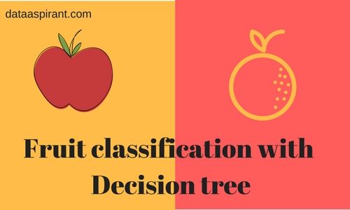 fruit classification with decision tree