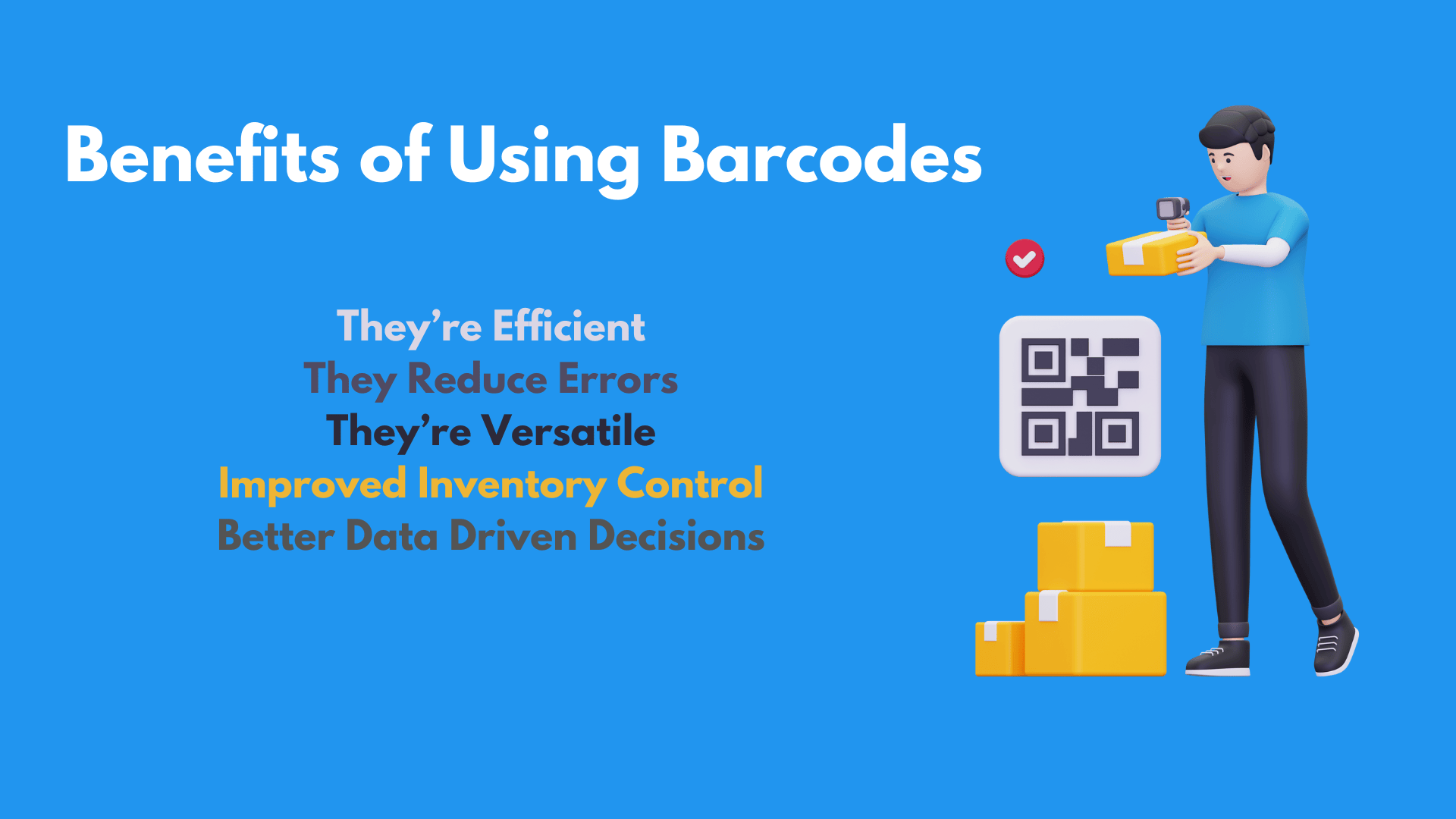 Benefits of Using Barcodes